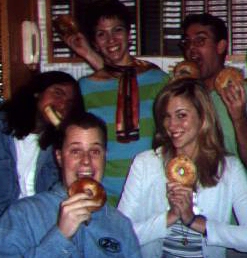 Those with graphical browsers 
see a photo of